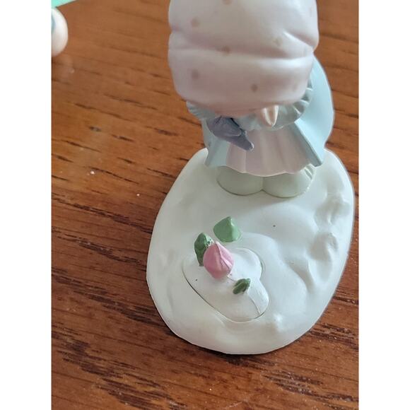 Vintage Precious Moments Resin Plastic Holidays Sculptures Figurines Lot of 4 - Picture 8 of 16